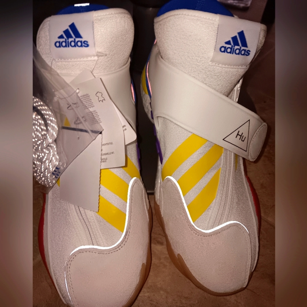 Adidas X Pharrell Williams Crazy BYW 2.0 Basketball Shoes FU7369 SIZE (M)9.5